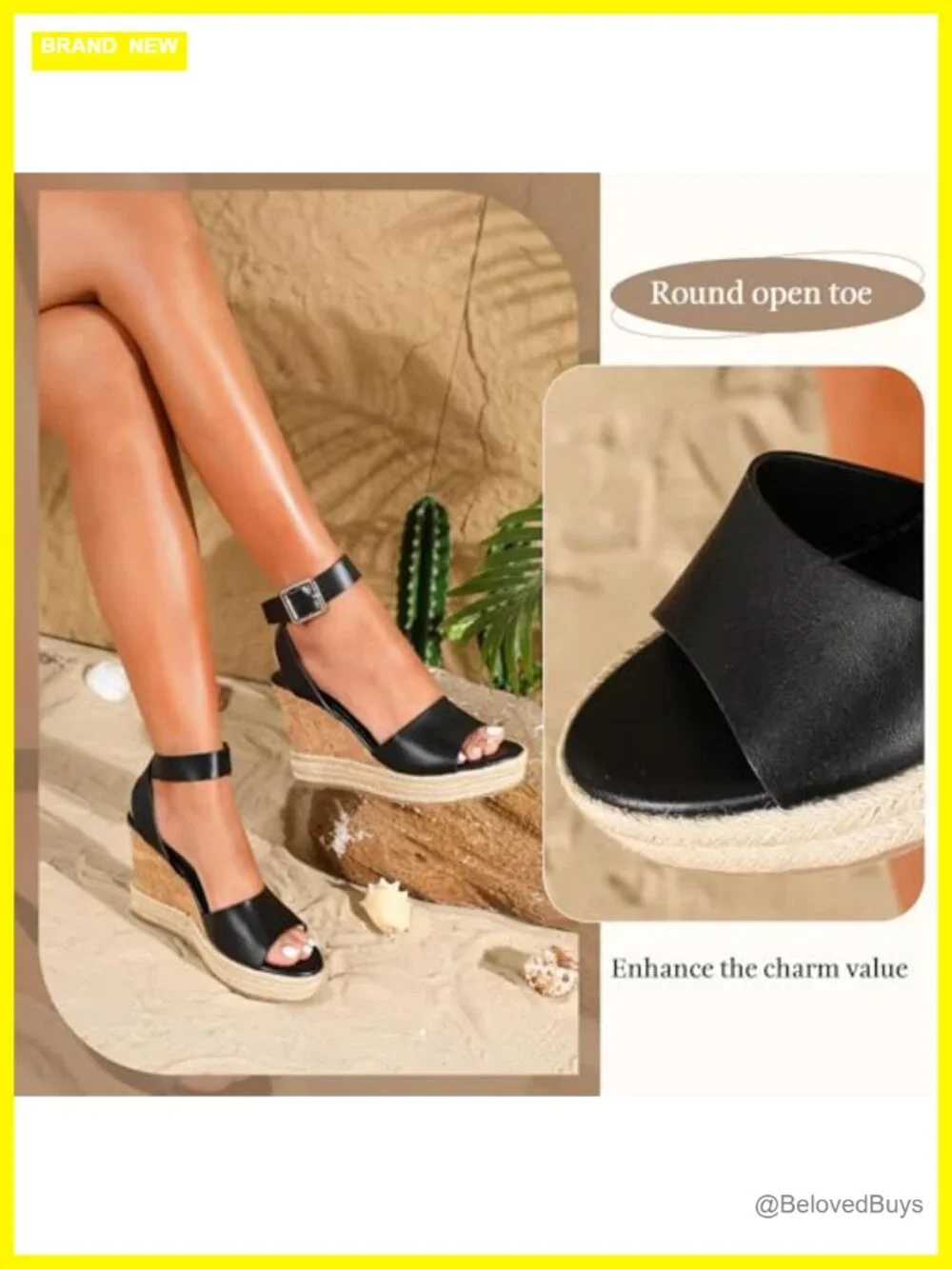 N/A chic espadrille